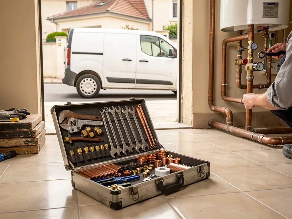 Intervention professionnelle à plombierantony